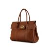 Mulberry Bayswater bag worn on the shoulder or carried in the hand in brown leather - 00pp thumbnail