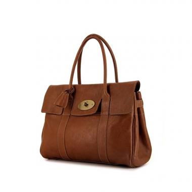 Borsa da spalla o a mano Mulberry Bayswater in pelle marrone