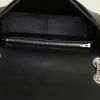 Balenciaga Lock Round Scarf handbag in black satin - Detail D2 thumbnail