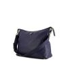 Prada handbag in blue grained leather - 00pp thumbnail