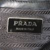 Prada Antic Buckles bag worn on the shoulder or carried in the hand in black canvas and black leather - Detail D3 thumbnail
