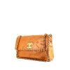 Borsa Chanel Timeless Maxi Jumbo in pelle naturale marrone caramello con motivo - 00pp thumbnail