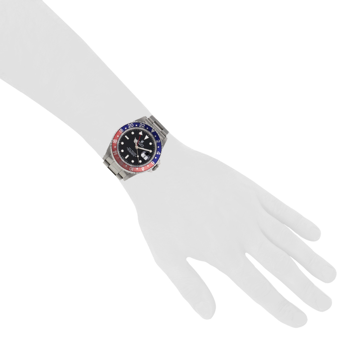 Reloj Rolex GMT-Master de acero Ref : 16700 Circa 1996 - Detail D1