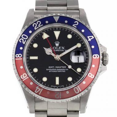 Montre Rolex GMT-Master en acier Ref :  16700 Vers  1996