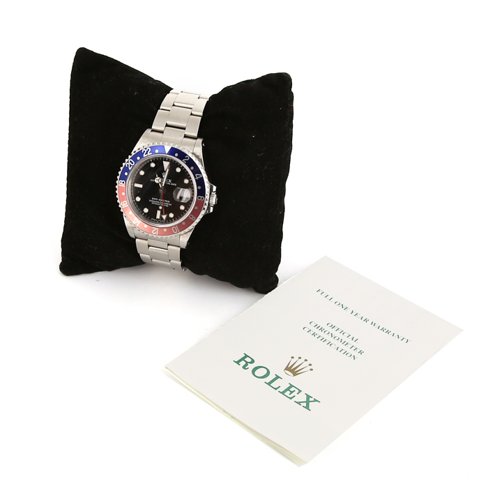 Reloj Rolex GMT-Master de acero Ref :  16700 Circa  1996 - Detail D2