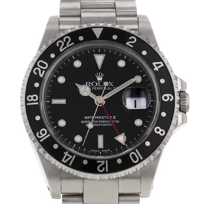 Rolex GMT Master II Wrist Watch 358188 Collector Square