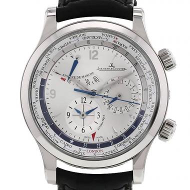 Reloj Jaeger-LeCoultre Master Control-Geographic de acero Ref :  146832S Circa  2010