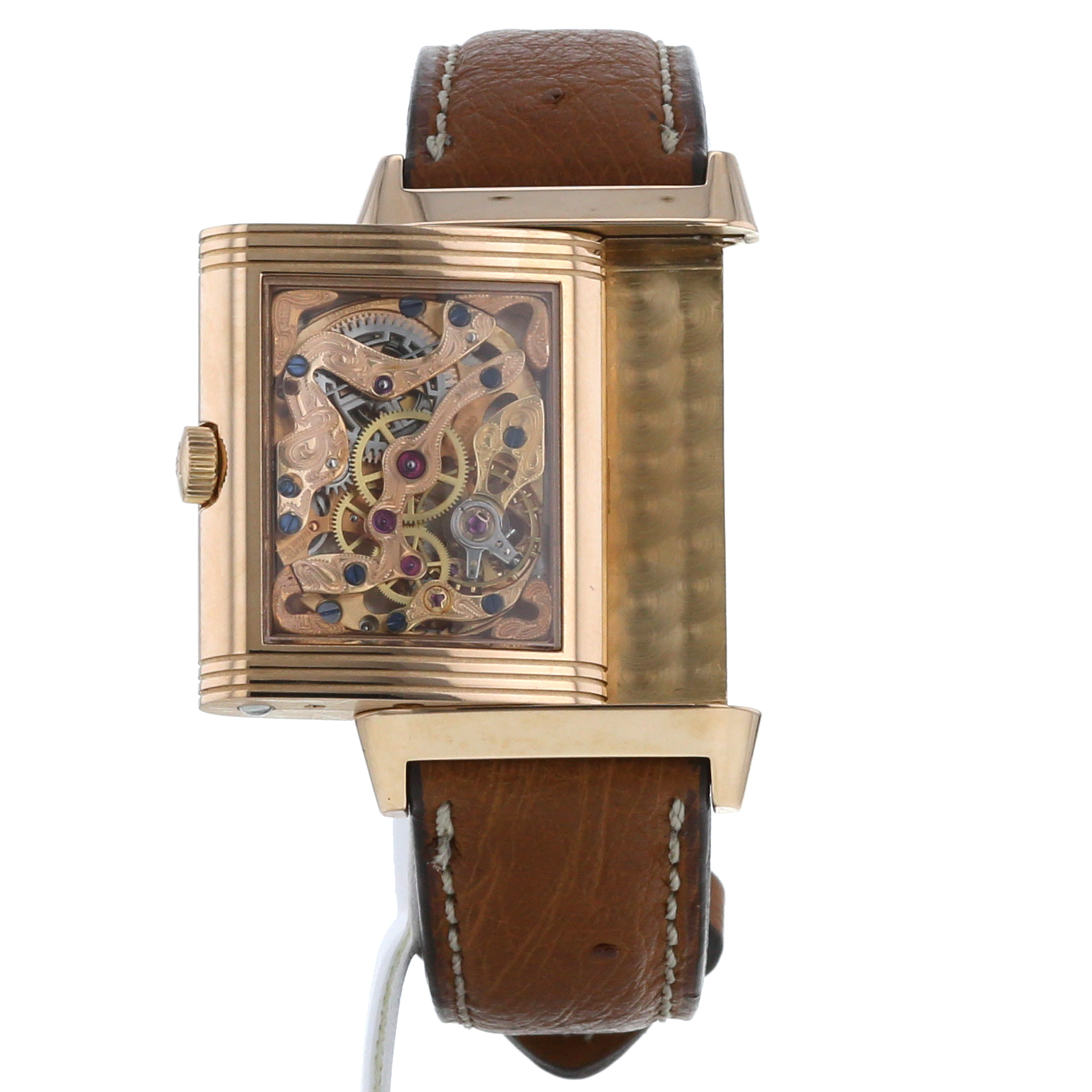 Reloj Jaeger-LeCoultre Reverso Grand Taille de oro rosa Ref :  270.2.62 Circa  2000 - Detail D2
