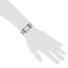 Jaeger Lecoultre Reverso watch in stainless steel - Detail D1 thumbnail