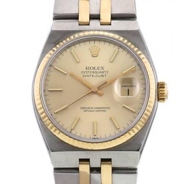 Rolex Oysterquartz Datejust watch in stainless steel and 14k yellow gold Circa  1980