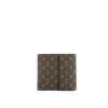 Louis Vuitton wallet in green linen canvas - 360 Front thumbnail