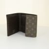 Louis Vuitton wallet in green linen canvas - Detail D1 thumbnail