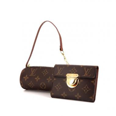 Portafogli Louis Vuitton Koala in tela monogram marrone