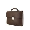 Louis Vuitton Laguito briefcase in brown taiga leather - 00pp thumbnail