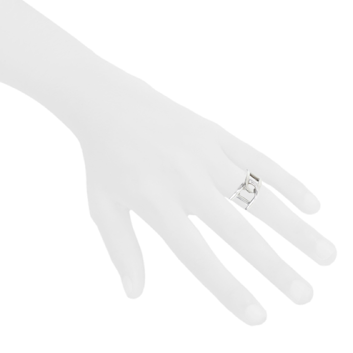 Anello Hermès Cythère in argento - Detail D1
