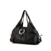 Bulgari Chandra handbag in black leather - 00pp thumbnail