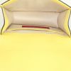 Valentino Garavani Rockstud small model shoulder bag in yellow leather - Detail D3 thumbnail