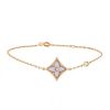 Bracelet Louis Vuitton Blossom en or rose,  nacre blanche et diamant - 00pp thumbnail