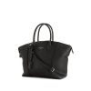 Bolso de mano Louis Vuitton Lockit Soft en cuero granulado negro - 00pp thumbnail