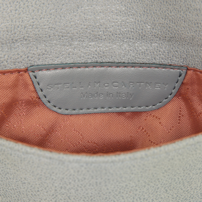 Pochette Stella McCartney Falabella en toile bleue - Detail D3