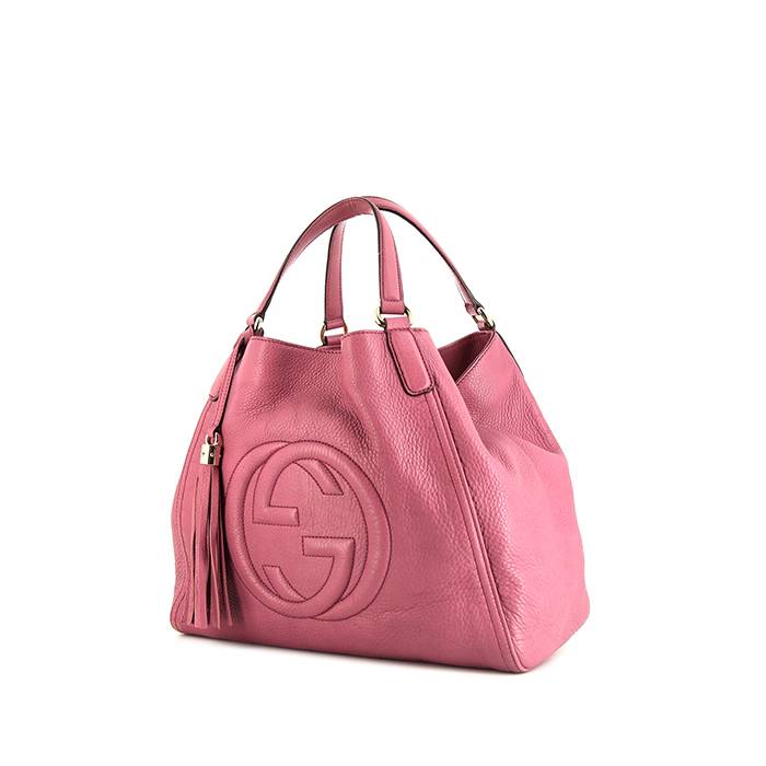 Gucci Gg Pebbled Soho Tote Bag