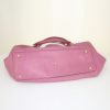 Gucci Soho shopping bag in pink grained leather - Detail D4 thumbnail