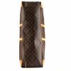 Bolsa de viaje Louis Vuitton Sirius en lona Monogram revestida marrón y cuero natural - Detail D5 thumbnail