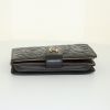Billetera Chanel Camelia - Wallet en cuero negro - Detail D3 thumbnail