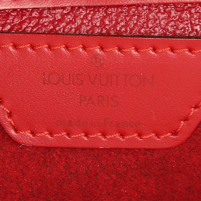 Louis Vuitton Mabillon backpack in red epi leather - Detail D3