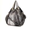 Gucci Hysteria shoulder bag in silver python - 00pp thumbnail