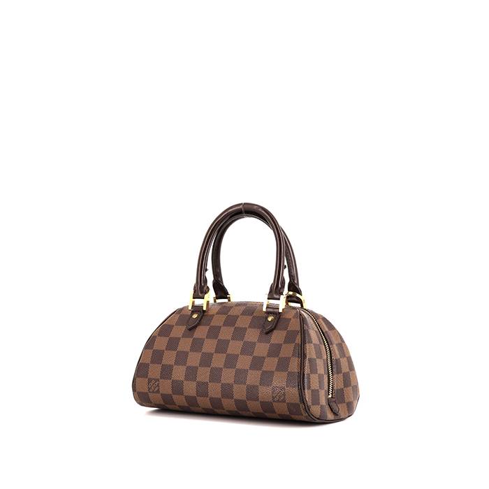 Louis Vuitton Croisette chain bag Red Beige Dark brown Cloth ref