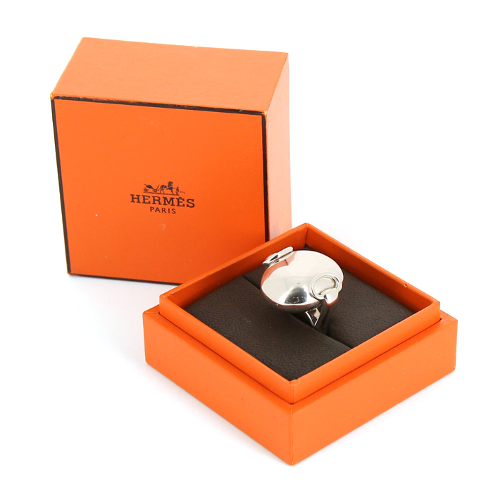 Hermès Galet ring in silver - Detail D2