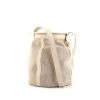 Hermes Farming, 1990, shoulder bag in beige canvas and off-white leather - 00pp thumbnail
