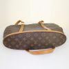 Louis Vuitton Babylone shopping bag in monogram canvas and natural leather - Detail D4 thumbnail