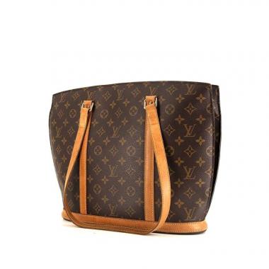 Sac cabas Louis Vuitton Babylone en toile monogram et cuir naturel