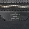 Louis Vuitton Neo Greenwich travel bag in anthracite grey damier canvas and black leather - Detail D4 thumbnail