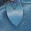 Louis Vuitton Keepall 55 cm travel bag in blue epi leather - Detail D3 thumbnail