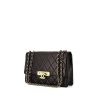 Chanel Golden Class handbag in black quilted leather - 00pp thumbnail