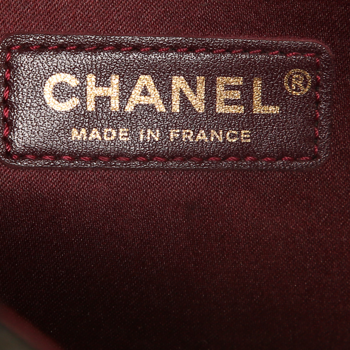 Chanel Golden Class handbag in black quilted leather - Detail D4