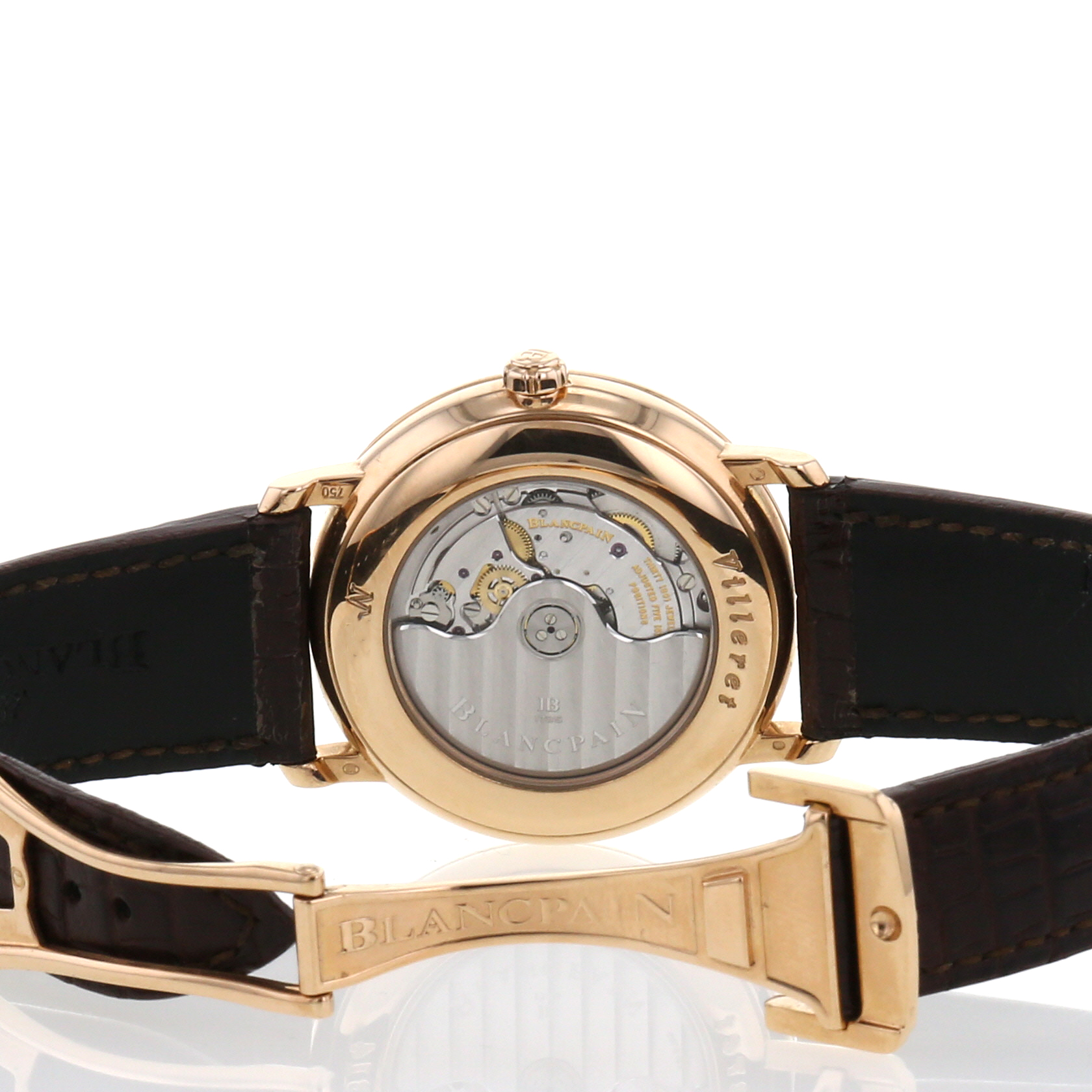 Blancpain Villeret watch in pink gold Ref:  6260 Circa  2010