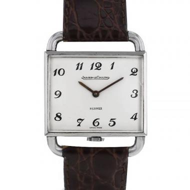 Jaeger Lecoultre Etrier watch in stainless steel Circa  1970