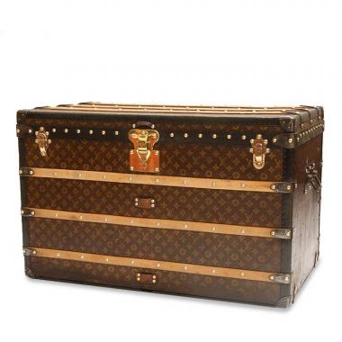 Bauletto Louis Vuitton in tela monogram e losine nera