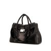 Prada Antic Buckles handbag in black leather - 00pp thumbnail