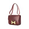 Hermes Constance bag worn on the shoulder or carried in the hand in red lizzard - 00pp thumbnail