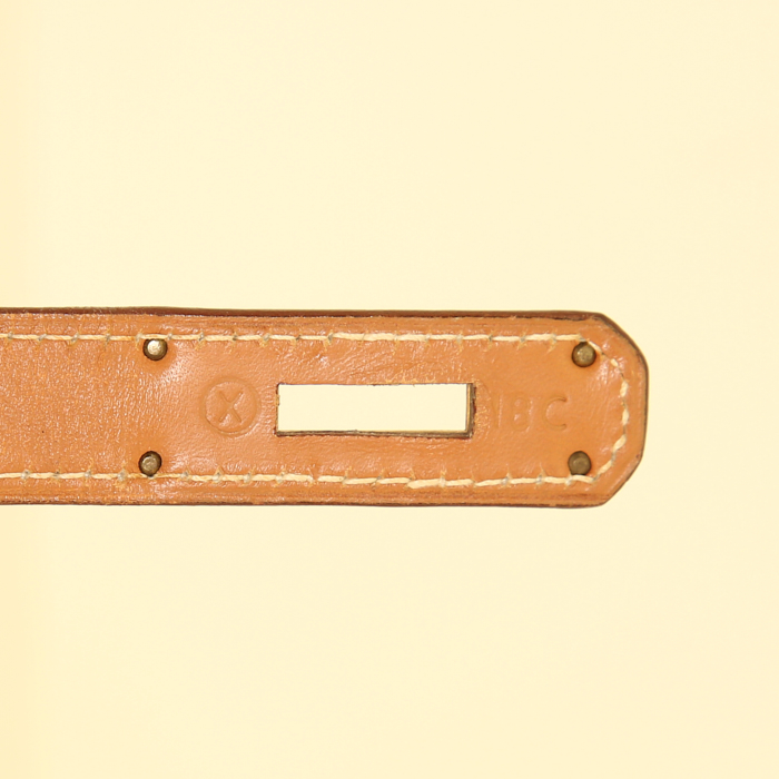 Borsa Hermes Kelly 32 cm in pelle Chamonix gold - Detail D5