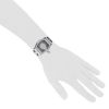 Cartier Roadster watch in stainless steel Ref:  2510 Circa  2000 - Detail D1 thumbnail