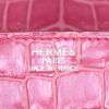 Hermes Birkin 35 cm handbag in Rose Tyrien porosus crocodile - Detail D3 thumbnail