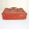 Hermès Eiffel briefcase in red box leather - Detail D4 thumbnail