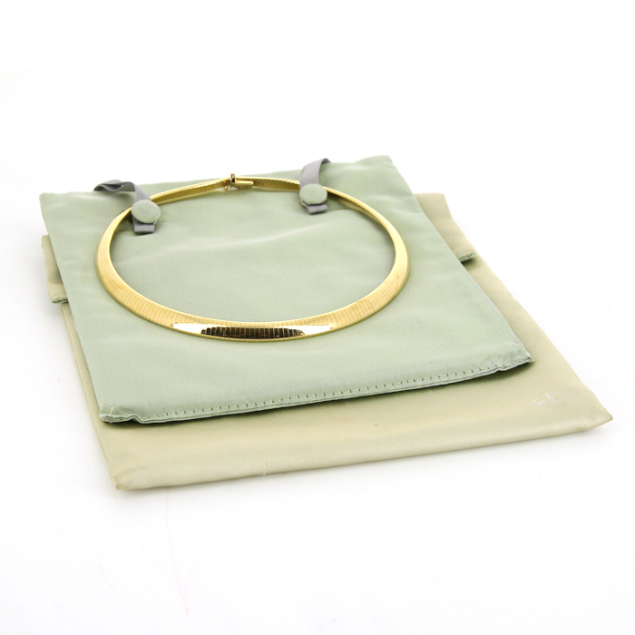 Van Cleef & Arpels Bretzel 1980's necklace in yellow gold - Detail D2