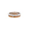Pomellato Milano ring in white gold,  pink gold and diamond - 00pp thumbnail